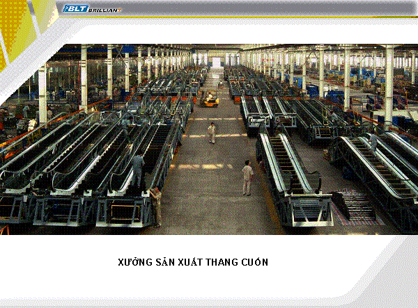 Xưởng sản xuất thang cuốn
