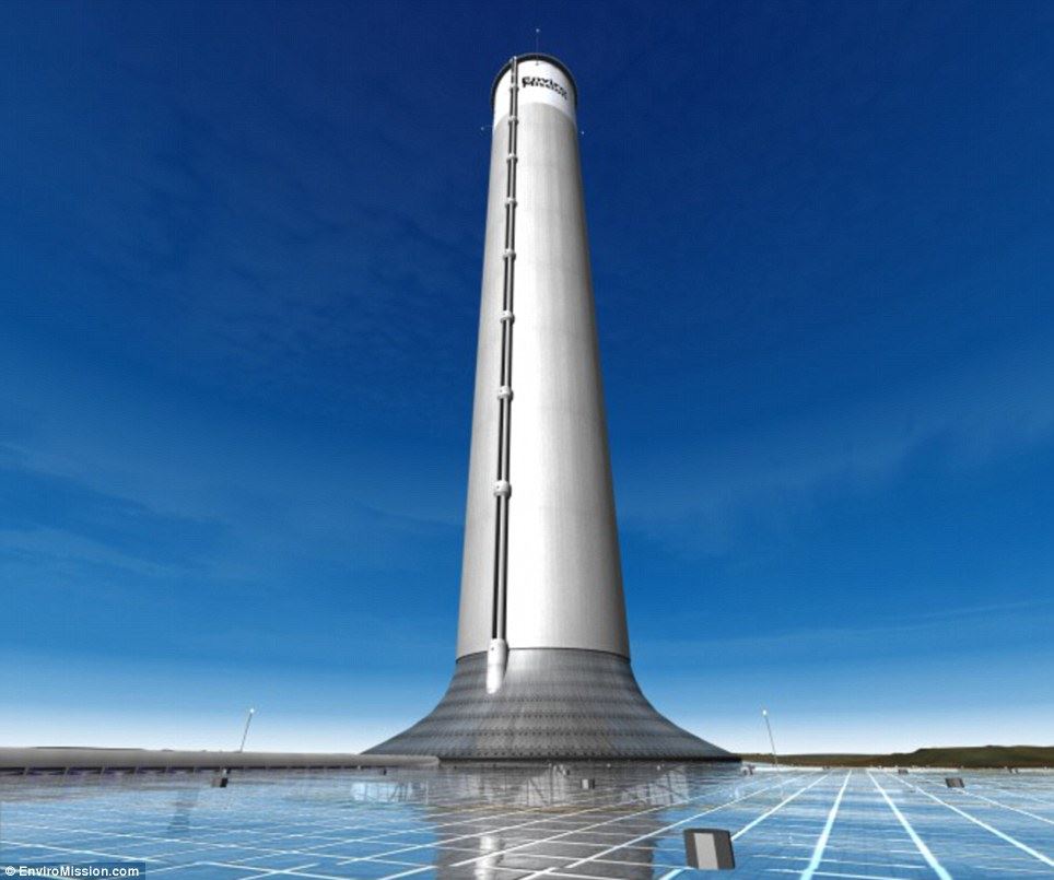 Chiêm ngưỡng mô hình tòa tháp năng lượng mặt trời cao thứ 2 thế giới